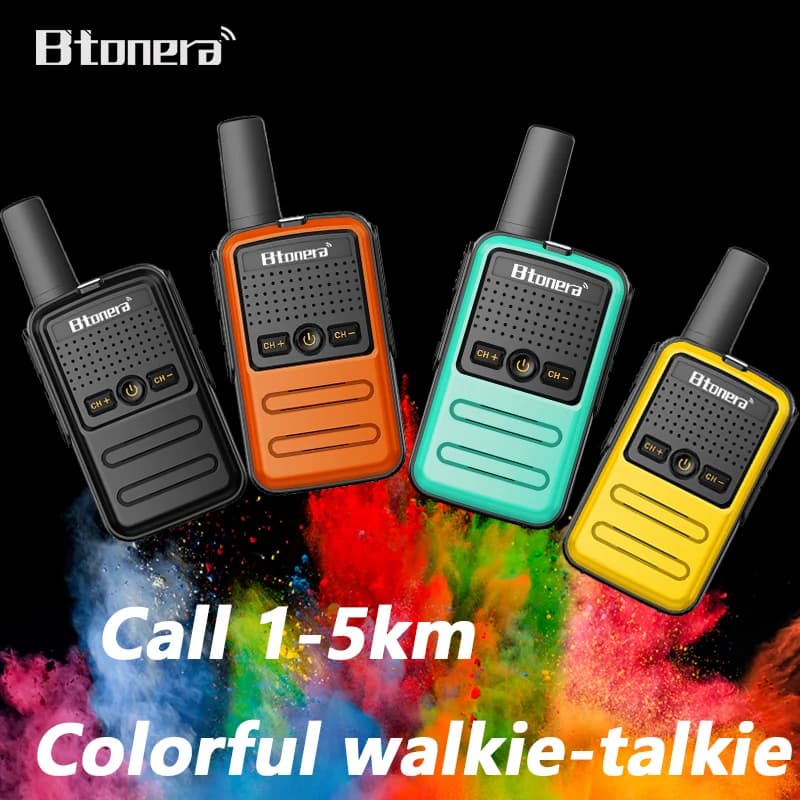 Mini Walkie Talkie BTONERA BT-320 Portable Two Way Radio PMR FRS Radio Comunicador Long range Kids Walkie-Talkie for Hotel Busin