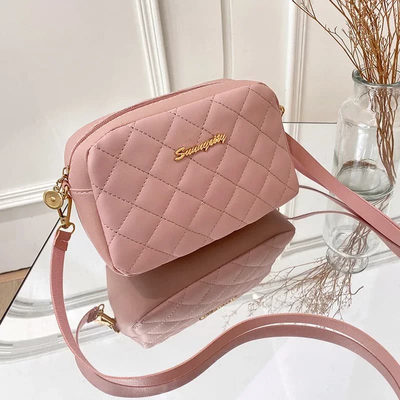 New Arrival Fashion Women's Small Crossbody Bag PU Leather Messenger Bag Zipper Handbag Purse Summer Travel Bag for Female