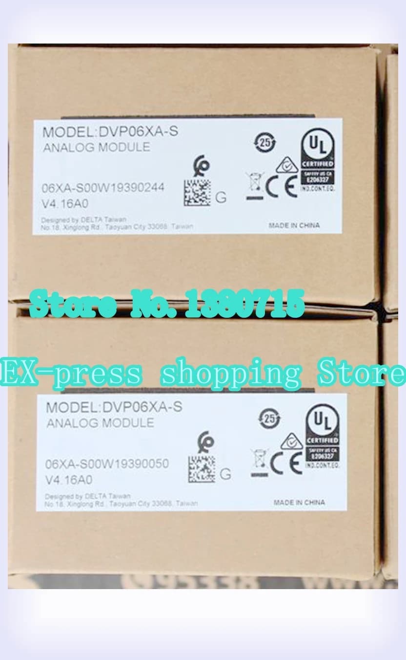 New DVP06AD-S DVP02DA-S DVP04DA-S2 DVP06XA-S DVP06PT-S DVP04TC-S PLC Module