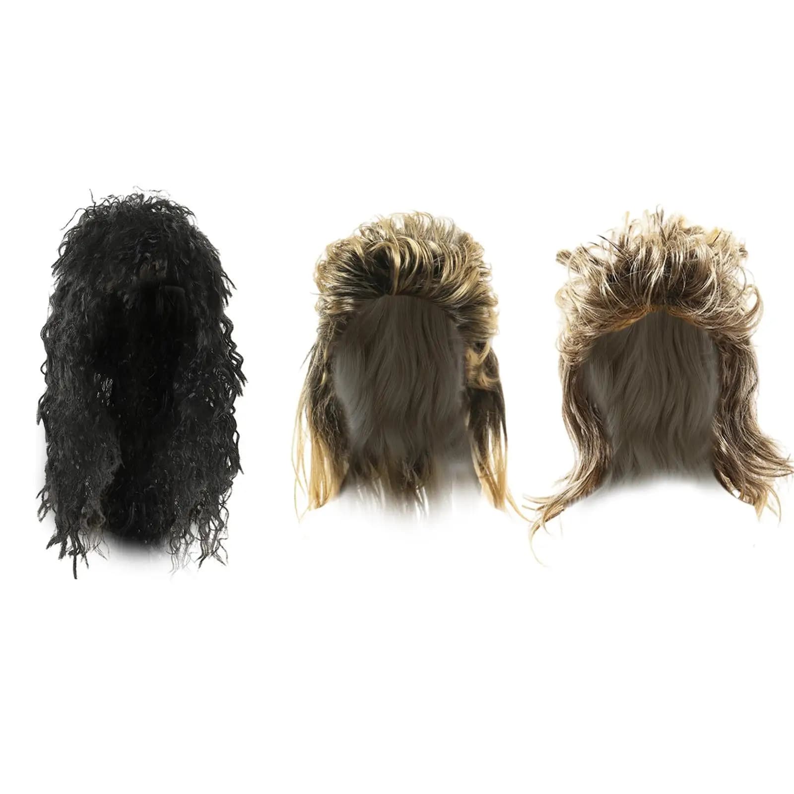 Disco Wig 70S 80S Disco Wig Curly Wig, Dress up Fancy Dress Wig Cosplay Wig for Women Men Birthday Disco Theme Party Family