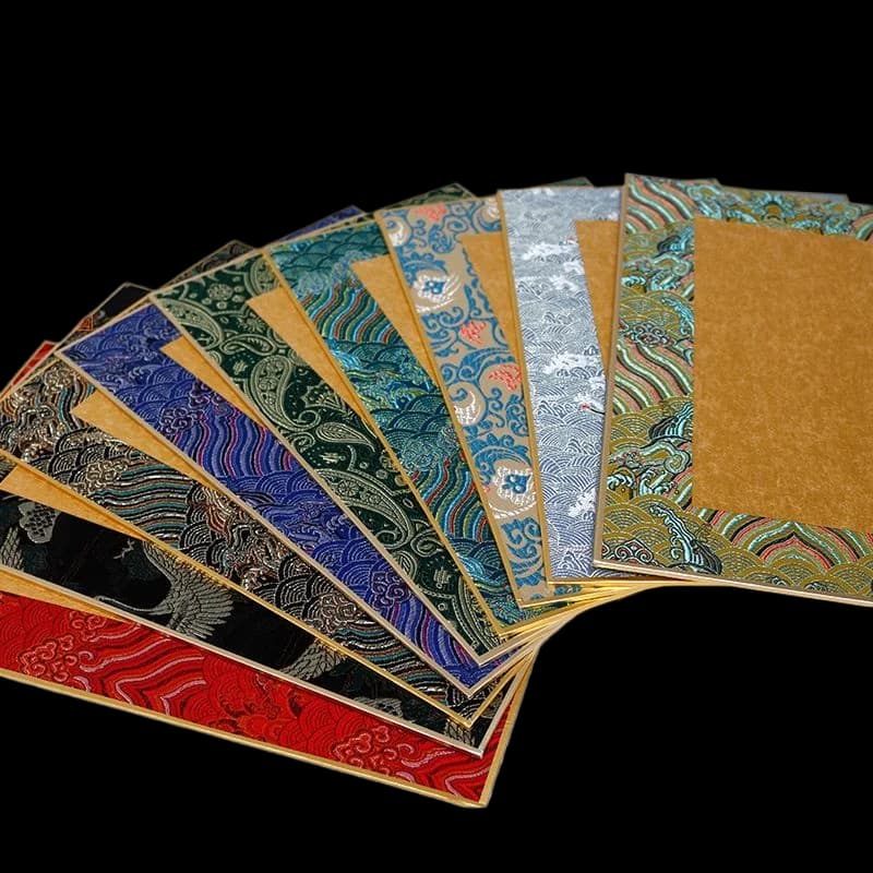 Mini Cultural Creation Xuan Paper Card Calligraphy Works Ripe Rice Paper Card Small Regular Script Gold Xuan Paper Bookmarks