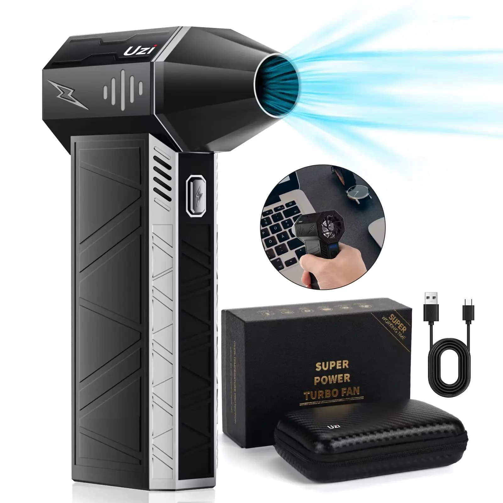 X3Pro,Violent Blower,Mini Turbo Jet Fan Handheld Brushless Motor 150,000 RPM Wind Speed 52m/s industrial Duct Fan Air Blower Air