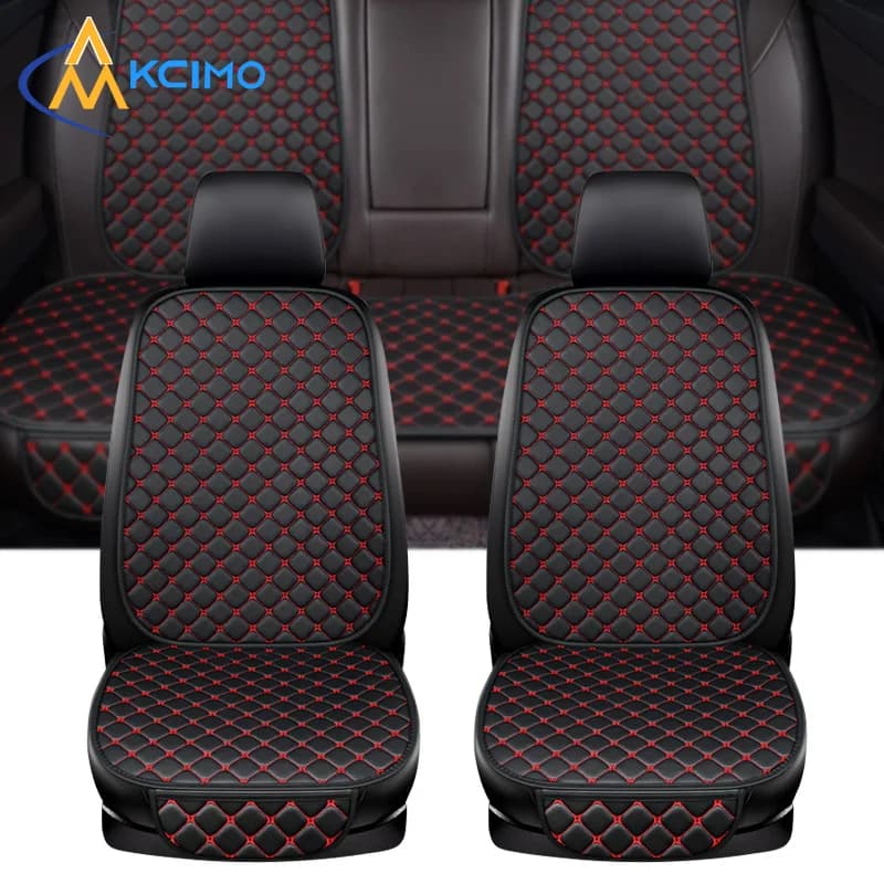 Kcimo Universal Pu Leather Car Seat Cover Seat Back Soft Cushion Minimalism Seat Cushion Chair Carpet Pad Auto Accessories