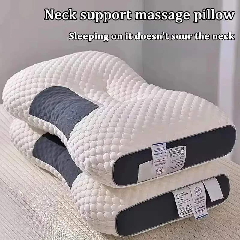 Cervical Orthopedic Neck Pillow Help Sleep And Protect The Pillow Neck Household Soybean Fiber SPA Massage Pillow For Sleeping