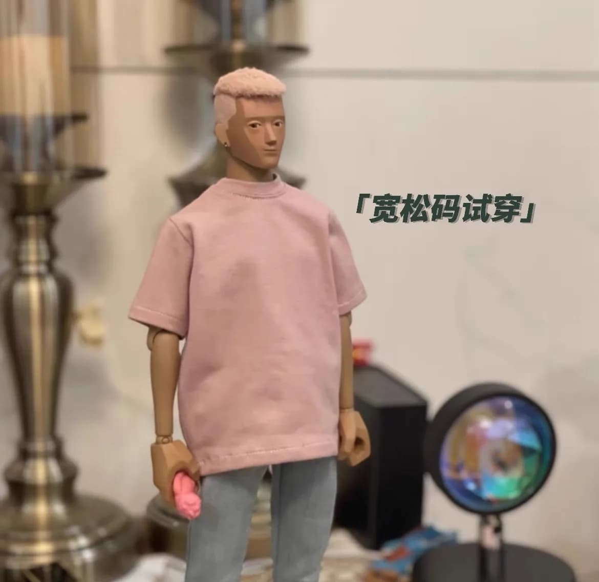 Dinosaur Handmade Customize 1/6 Soldier Trendy Doll Short Sleeves Bottom Clothes Accessories Model fit 12" Action Figure Body