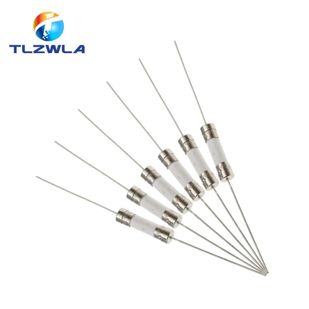 10PCS 5*20mm Fast Break Ceramic Fuse Slow Blow Tube Fuse With a pin 5X20MM 250V 0.5A 1A 2A 3A 4A 5A 6A 7A 8A 10A 12A 15A 20A 25A