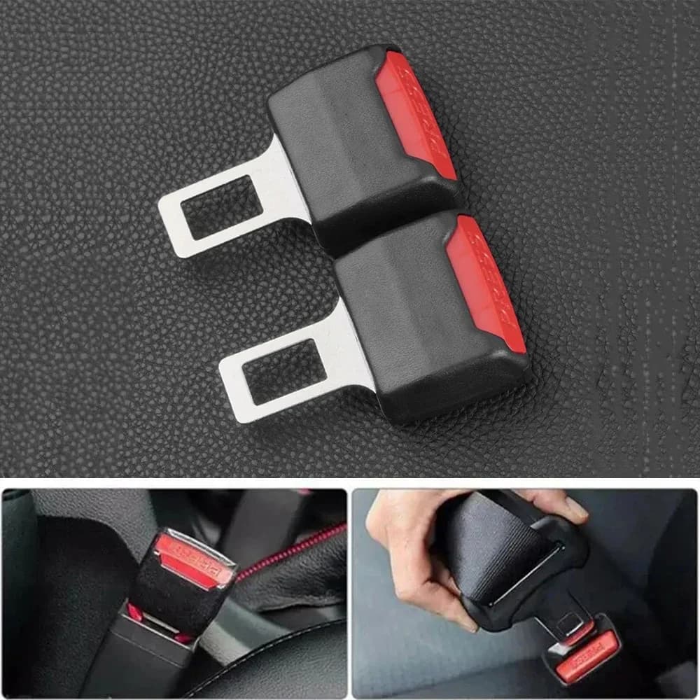 1/2/4Pcs Car Safety Belt Extender Seat Belt Cover Seat Belt Padding Extension Buckle Plug Buckle Seatbelt Clip Car Accessories