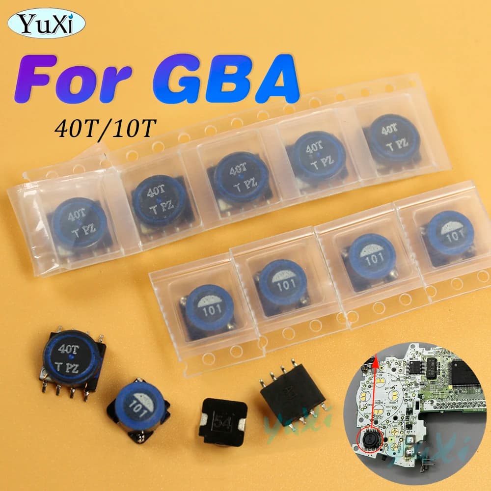 1Pc Mainboard Inductor For Gameboy Advance GBA 10T 40T Inductor SMD 100UH Power Inductor Coil 101 For Nintend GBA Console Part