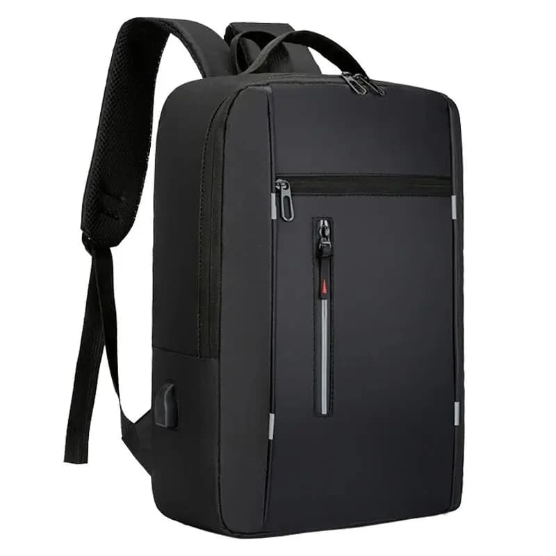 Men's Waterproof Oxford Laptop Backpack 15.6 Inch with USB Charging Port High Capacity Business Travel School Bag