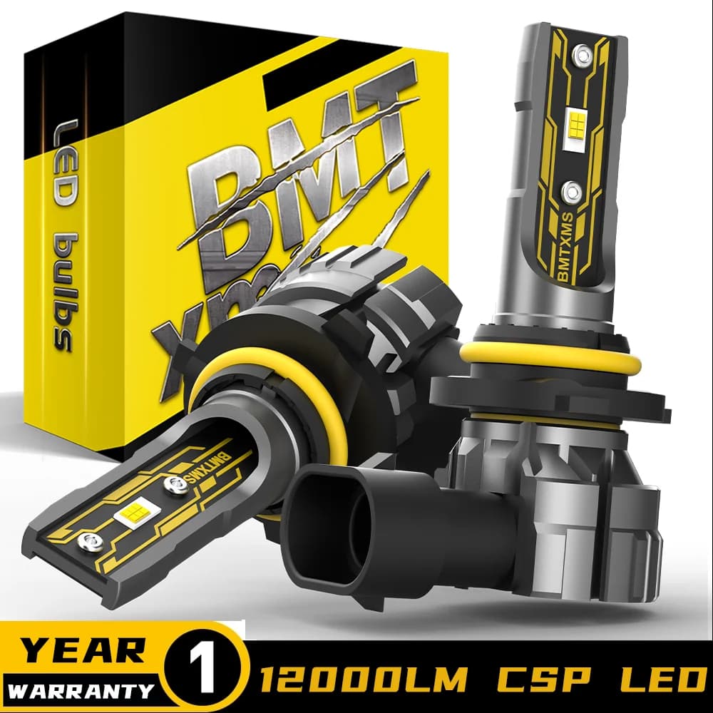 BMTxms 2Pcs H8 H11 LED Car Fog Light Bulb H10 9145 HB4 9006 9005 HB3 H16 JP H27 880 881 Led DRL Lamp For Hyundai Toyota Ford KIA