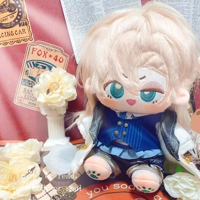 Anime Identity Ⅴ Luca Balsa Prisoner Cosplay Furry Naked Baby Birthday Present 20cm Cotton Doll Costume Change Figures Maumet