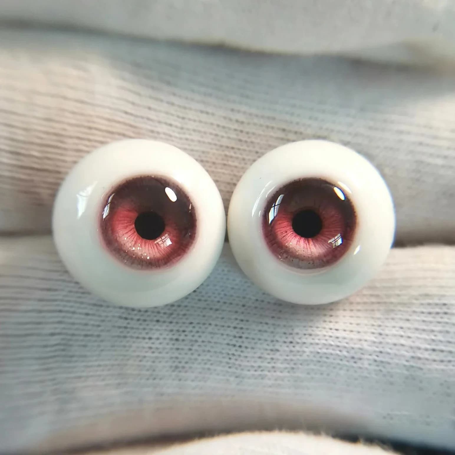 Doll Eyes Resin DIY Handmade Red Eyeball 10/12/14/16/18mm Doll Accessories For 1/4 1/6 1/8 1/3 Uncle Doll BJD OB11 Plaster Eye
