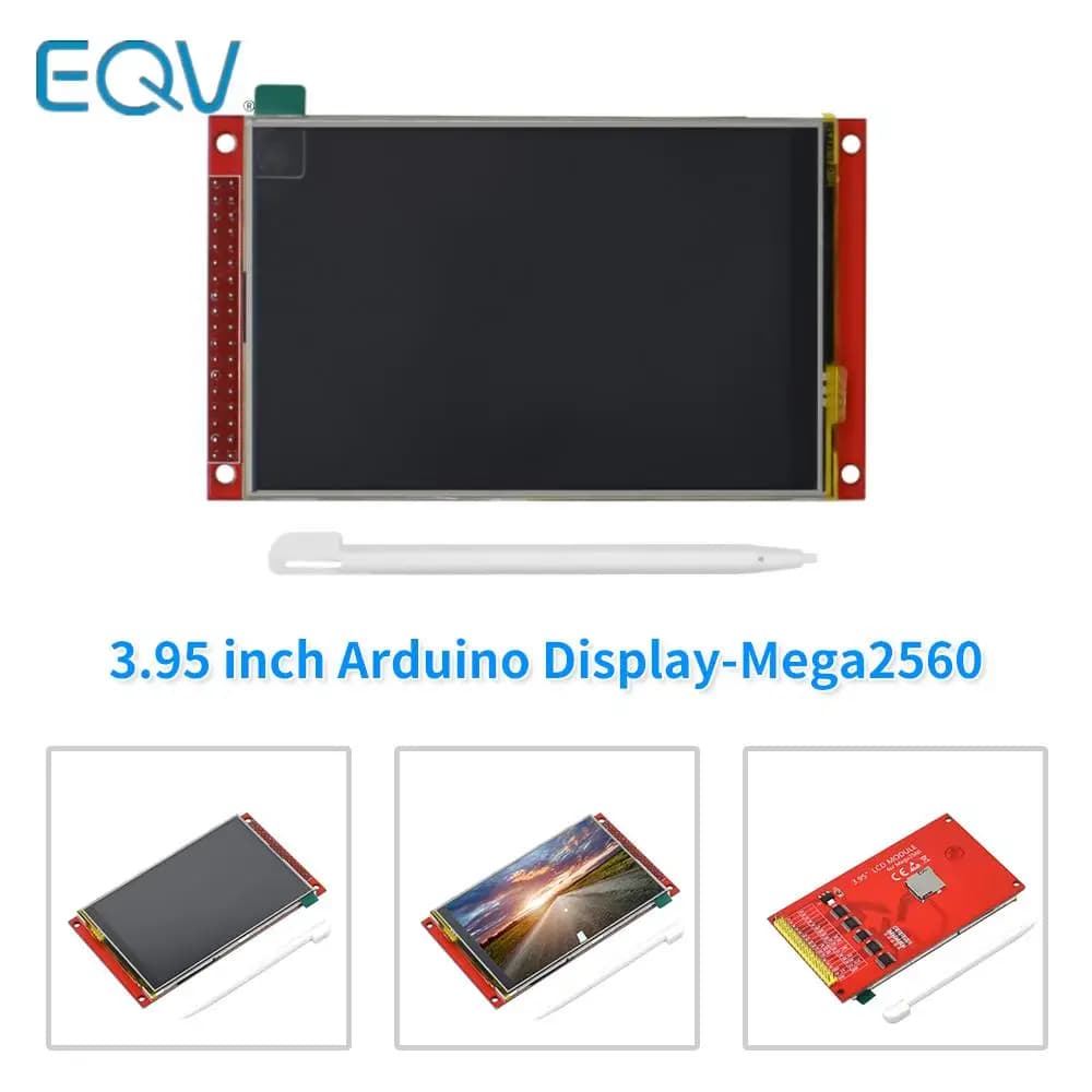 3.95"/4.0" inch 320*480 For Arduino UNO Mega2560 8 Bi ILI9488 / ST7796S TFT Color LCD Display Module Screen with Touch Panel