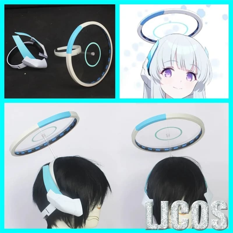 Game Blue Archive Ushio Noa Cosplay Halo Headwear Earphone Prop Cosplay Costume For Halloween Carnival Party Christmas Role Play
