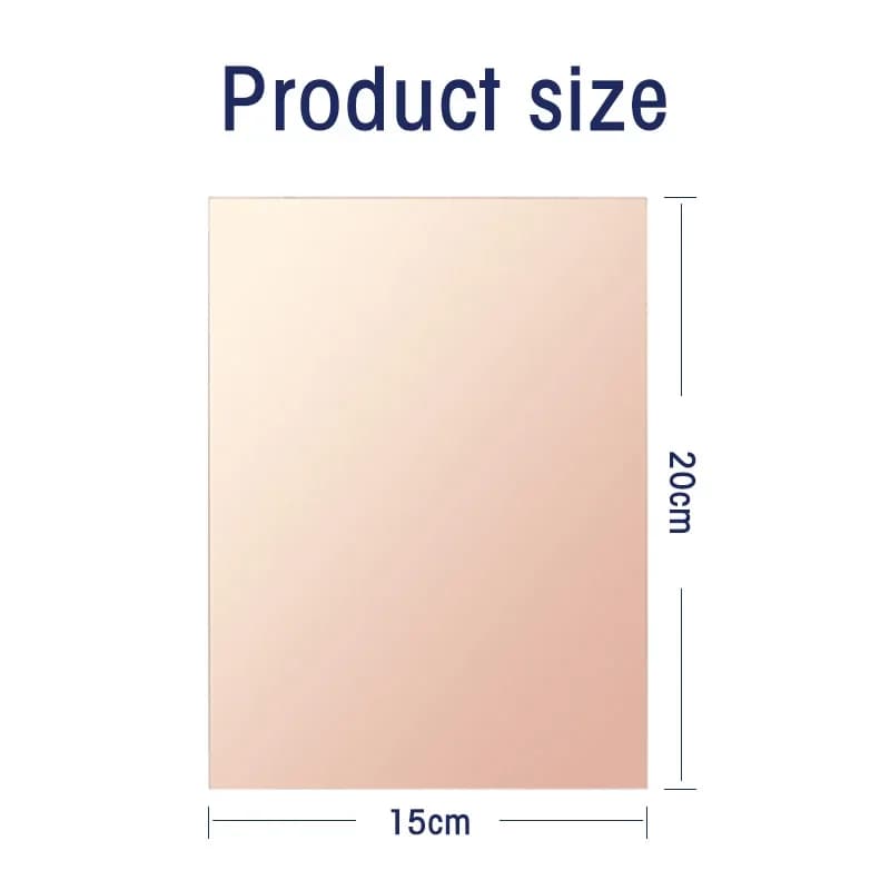 1PCS Single Sided PCB FR4 15X20CM prototype pcb board