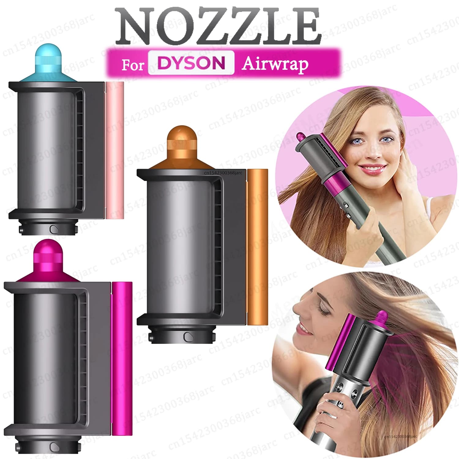 Flyaway Attachment For Dyson Airwrap HS01 Nozzle Accessories For Dyson Airwrap HS05 SenCiciMen X9 Anti-Flight Flyaway Nozzles