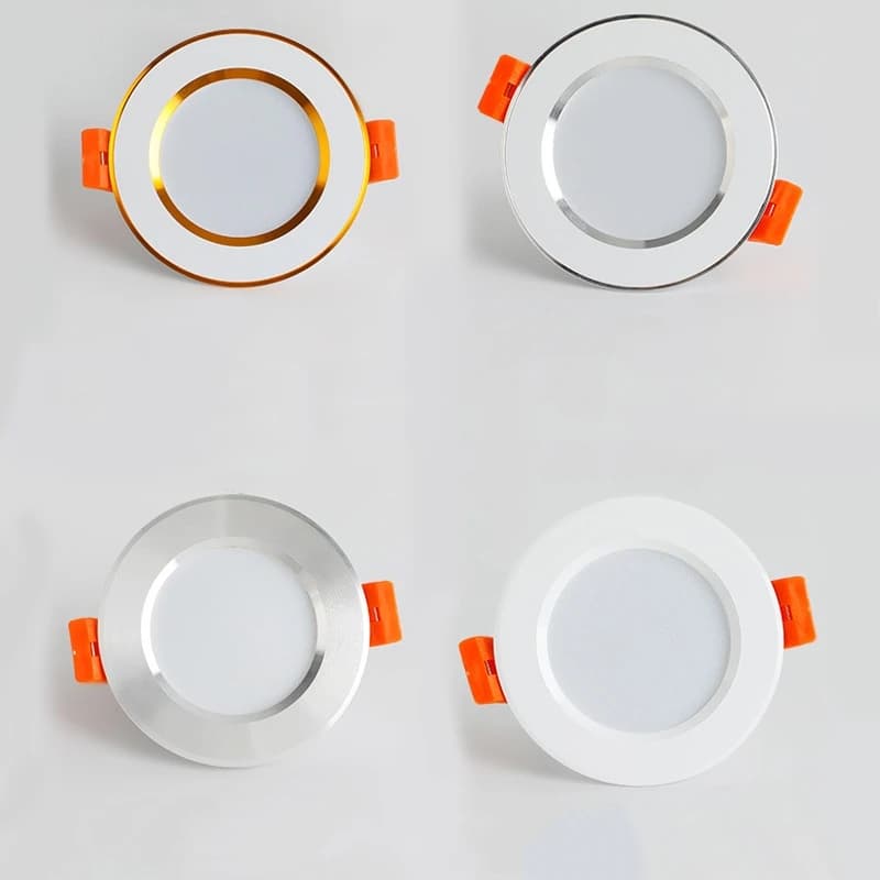 LED Downlight 220V Dimmable Three colors dimming 5W 7W 9W 12W 15W Recessed LED Ceiling Downlight Light Cold Warm white Lamp