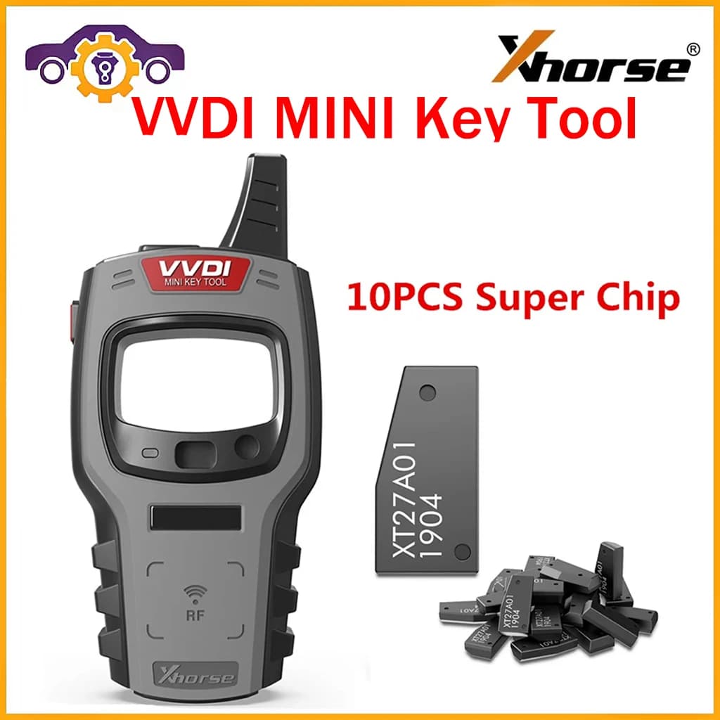 Xhorse VVDI Mini Key Tool Super Chip 4D 4C 46/ID48 Chip Car Remote Key Programmer Free 96bit 48-Clone Function No TOKEN