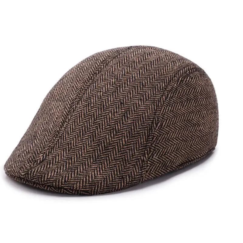 New cap hat men middle-aged and elderly Korean twill dark Korean cap dad casual sun protection forward cap wholesale
