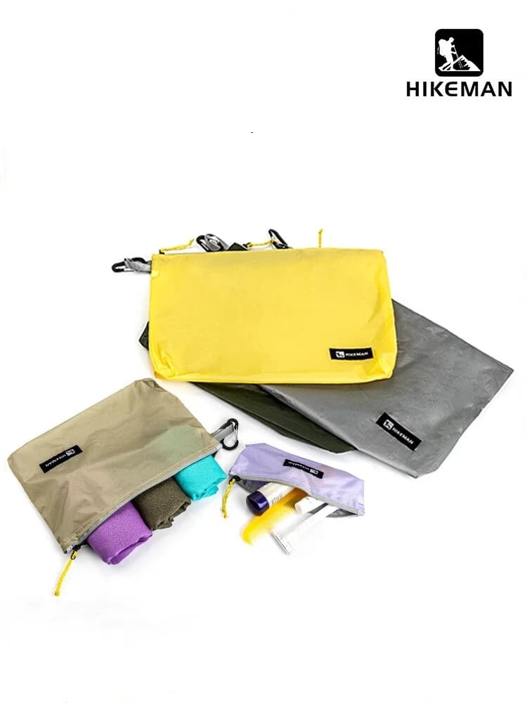 Outdoor Portable Lightweight Waterproof Storage Bag Camping Sundries Storage Bag 20D Silicone Coated Fabric