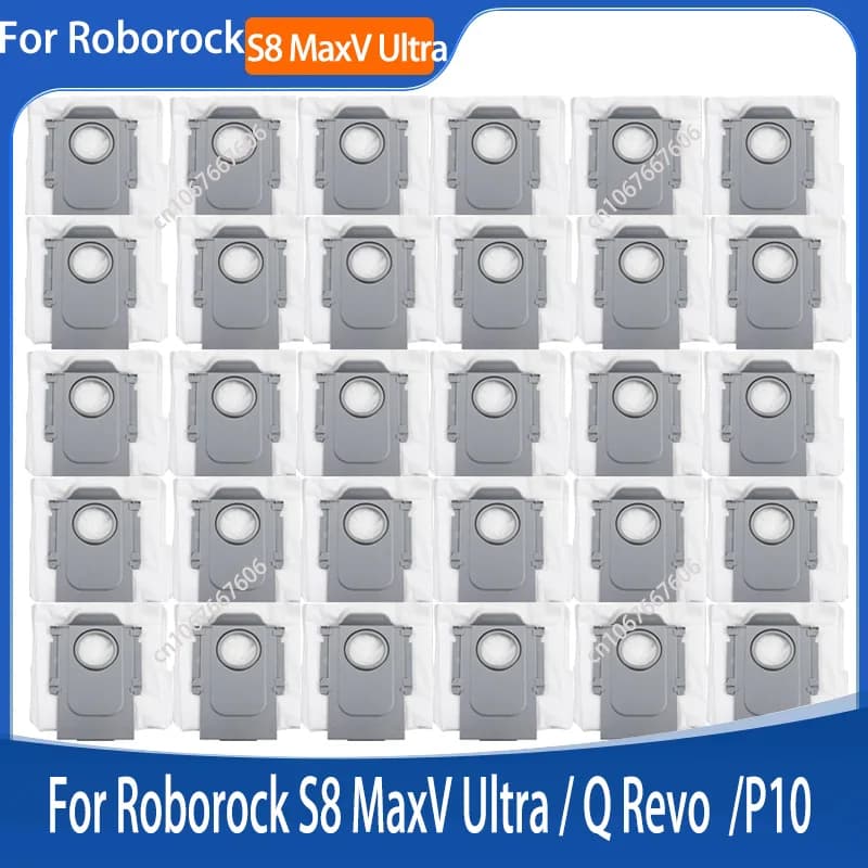 Roborock S8 Maxv Ultra Dust Bag /Q Revo/Q Revo Maxv/Q Revo S/Q Revo Pro/S8 Max Ultra/Q Revo Master Accessories 2.7L Dust Bag