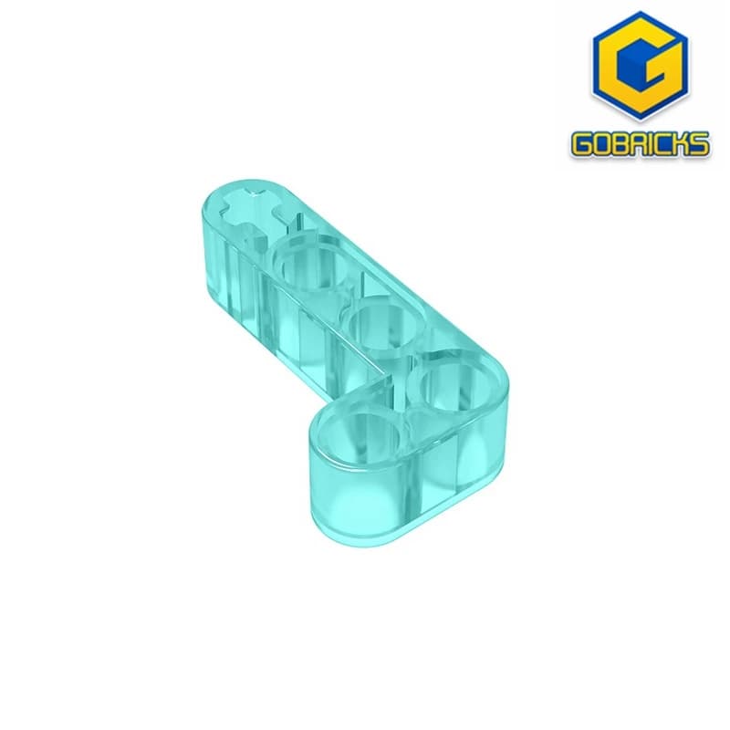 Gobricks GDS-671 Technical, Liftarm, Modified Bent Thick L-Shape 2 x 4 compatible with lego 32140 pieces of children's toys