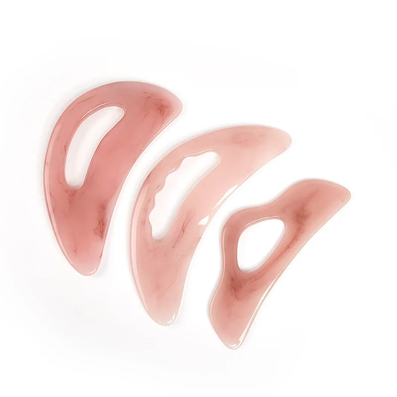 Natural Beeswax Gouache Scraper Resin Guasha Board Massage Tool Health Care