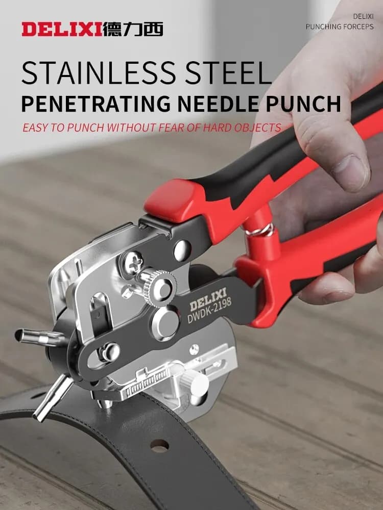 Hole Punch Plier New Design Eyelet Puncher DIY Tool Watchband Strap Household Punching Leathercraft Leather Belt