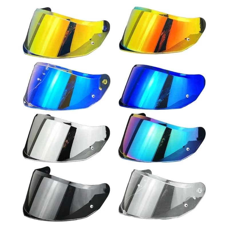 High Visibility Motorcycle Helmets Lens Visors Shield Antiscratch Suitable for FF808 Long Rides&Professional Competitive