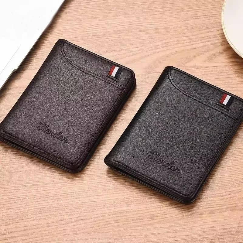Crazy Bag Ultra Thin Men's Wallet Vertical Small Card Holder
