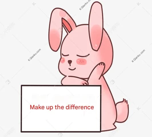 Pay product shipping/product price difference