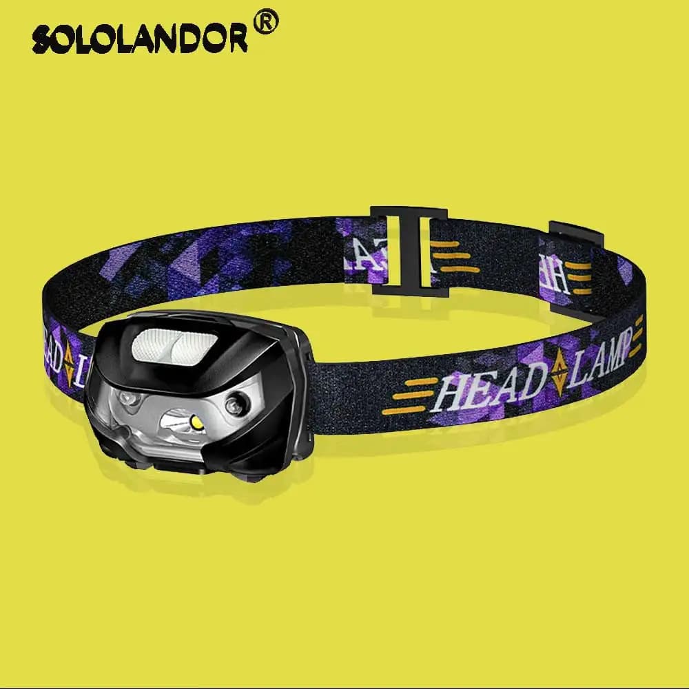 Powerfull LED Headlamp Rechargeable Body Motion Sensor Headlight Camping Flashlight Head Light Torch Lamp With USB Lantern