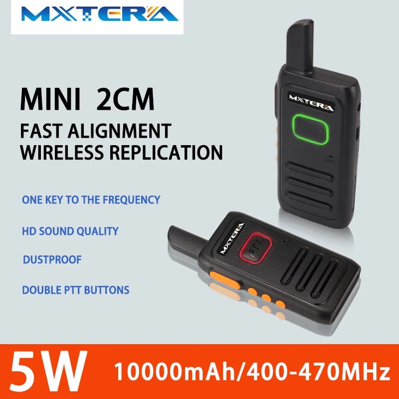 Walkie Talkie Mini Retevis USB Type C Phone MXT-300PMR FRRadio Walkie-Talkies Two-way Radio Portable radio PTT Hotel
