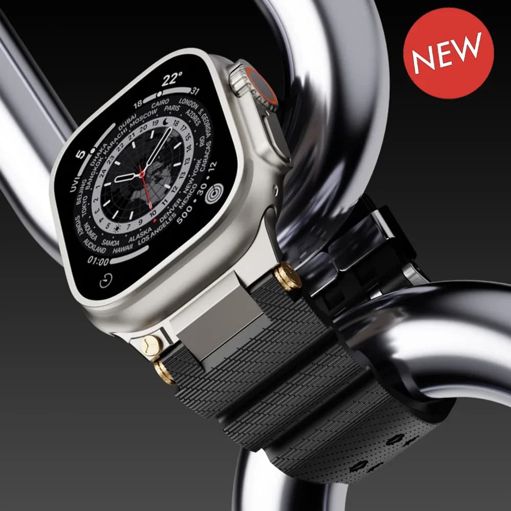 Silicone Sports Strap for Apple Watch Ultra 2/1 49mm Series 10 46mm 9 8 7 45mm Rubber Band for IWatch 6 5 4 Se 44mm Bracelet