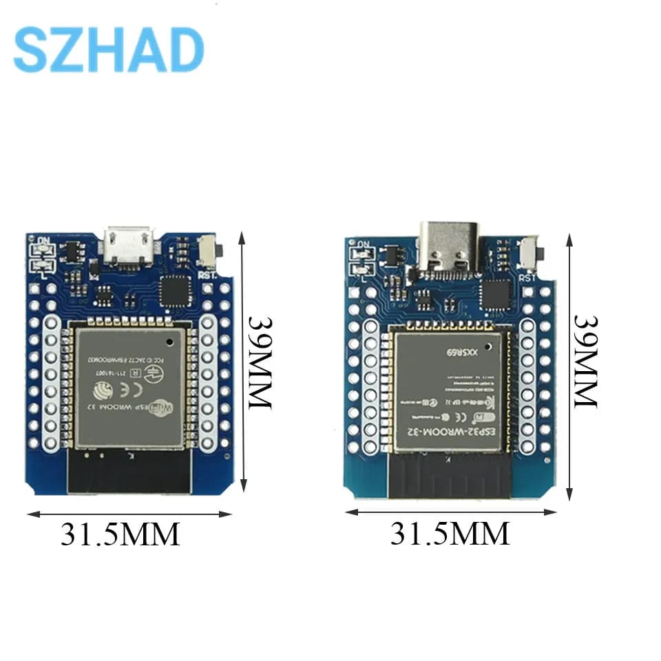 Wemos D1 MINI ESP8266 ESP32 ESP-32S WIFI Bluetooth-compatible CP2104 CH9102 Development Board Module For Arduino With Pins