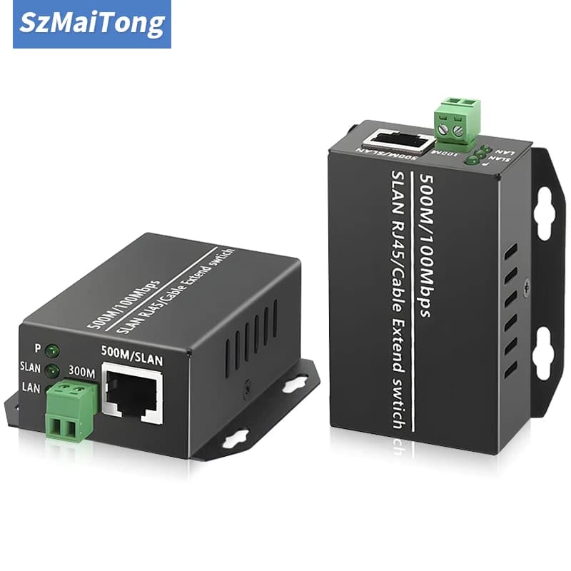 Ethernet over Twisted Pair Converter -Ethernet Extender over Twisted line Phone wire line, RJ45 LAN Network Booster