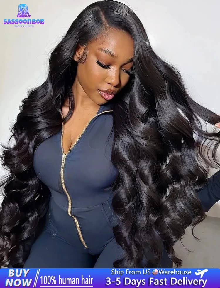 30 40 Inch Body Wave Lace Front Wigs Human Hair 13x4 13x6 HD Lace Frontal Wigs Transparent Body Wave Human Hair Wigs For Women