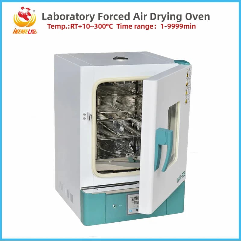 IKEME Forced Air Drying Oven 30L Air Oven Thermostat Incubator Drying Oven Industrial Chemical Drying Ovens For Laboratory