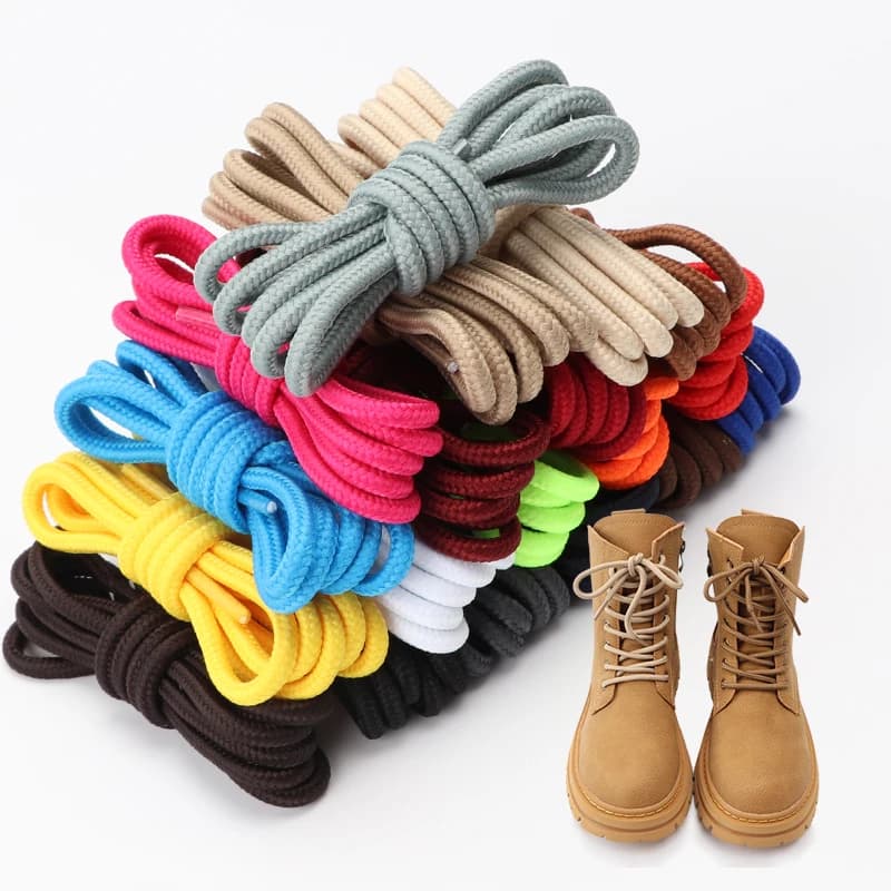 Classic Round Shoelaces Durable Polyester Sneakers Shoe laces Solid Boots Laces for Shoes 70/90/120/150cm 1Pair Free Shipping