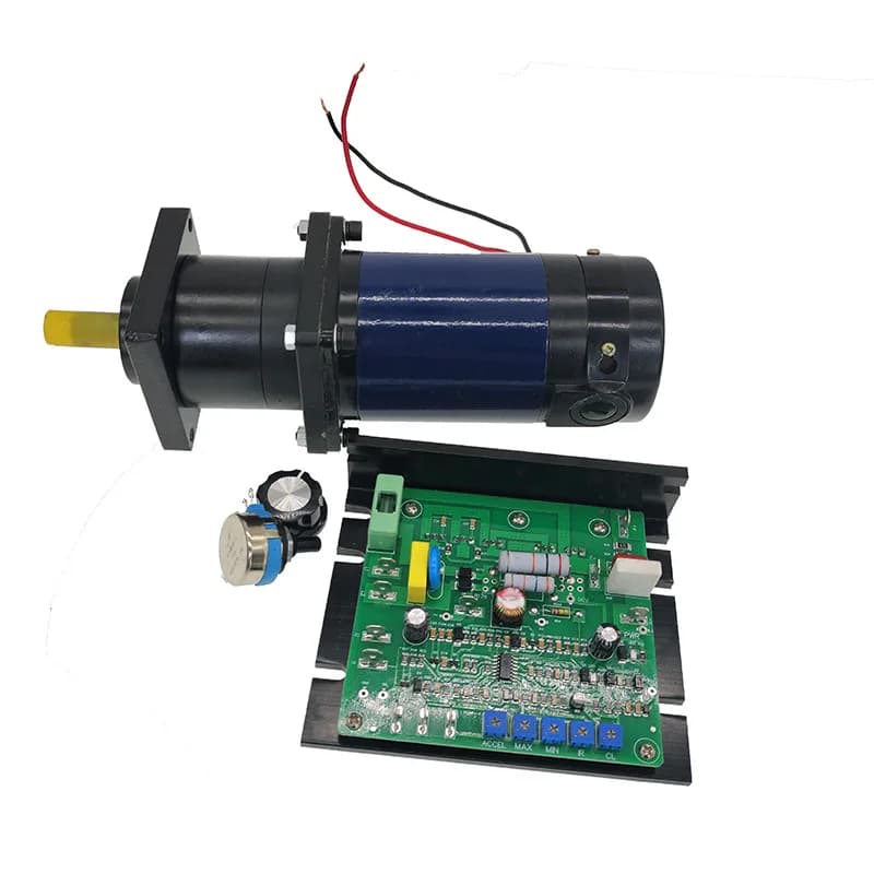 Permanent tape carbon brush DC motor speed 187rpm(3000rpm/16) with planetary gear reduction and brush drive