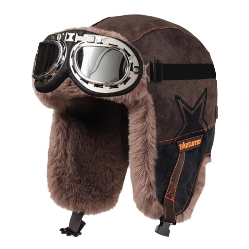 Bomber Hat Men Women Thick Warm Russian Ushanka Fur Hat Fashion Male Female Winter Hat Black Grey Earflap Ski Russian Cap
