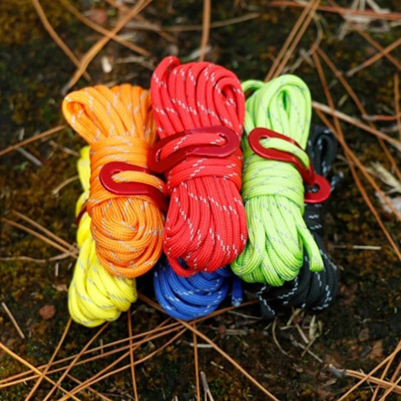 4Mm Thick Wind Rope Outdoor Windproof Rope Support Rod Pull Rope 4M Tent Rope