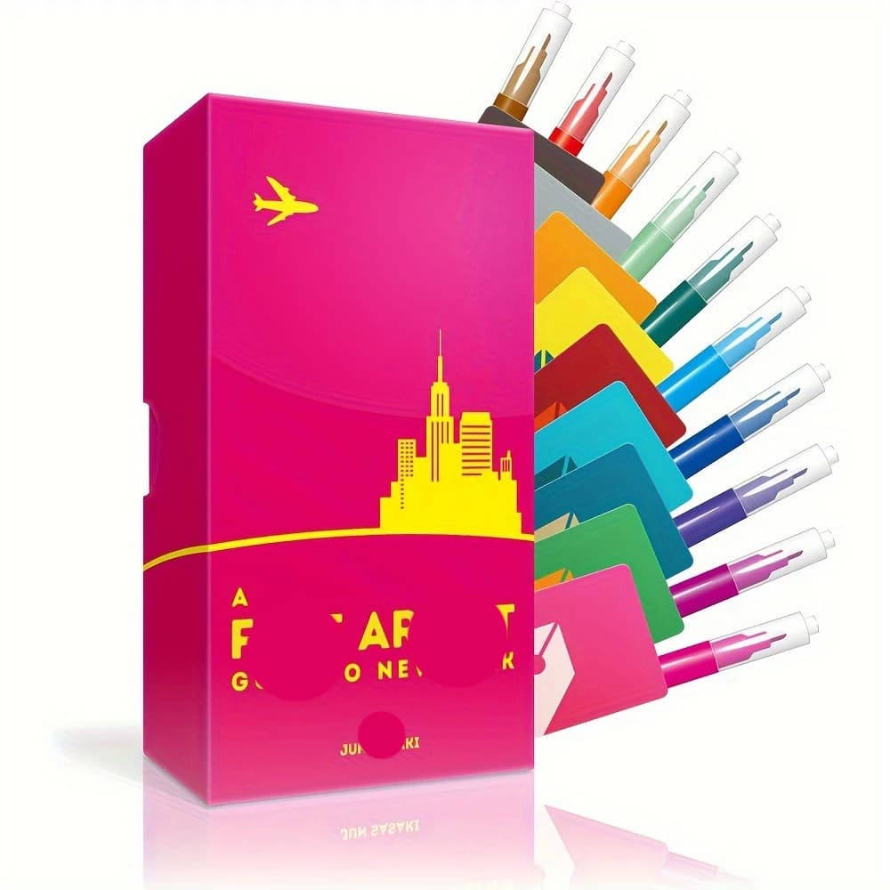 Board Game Card Game - Fun Storytelling & Drawing Party Game For 5-10 Players, Perfect For Family Gatherings & Travel