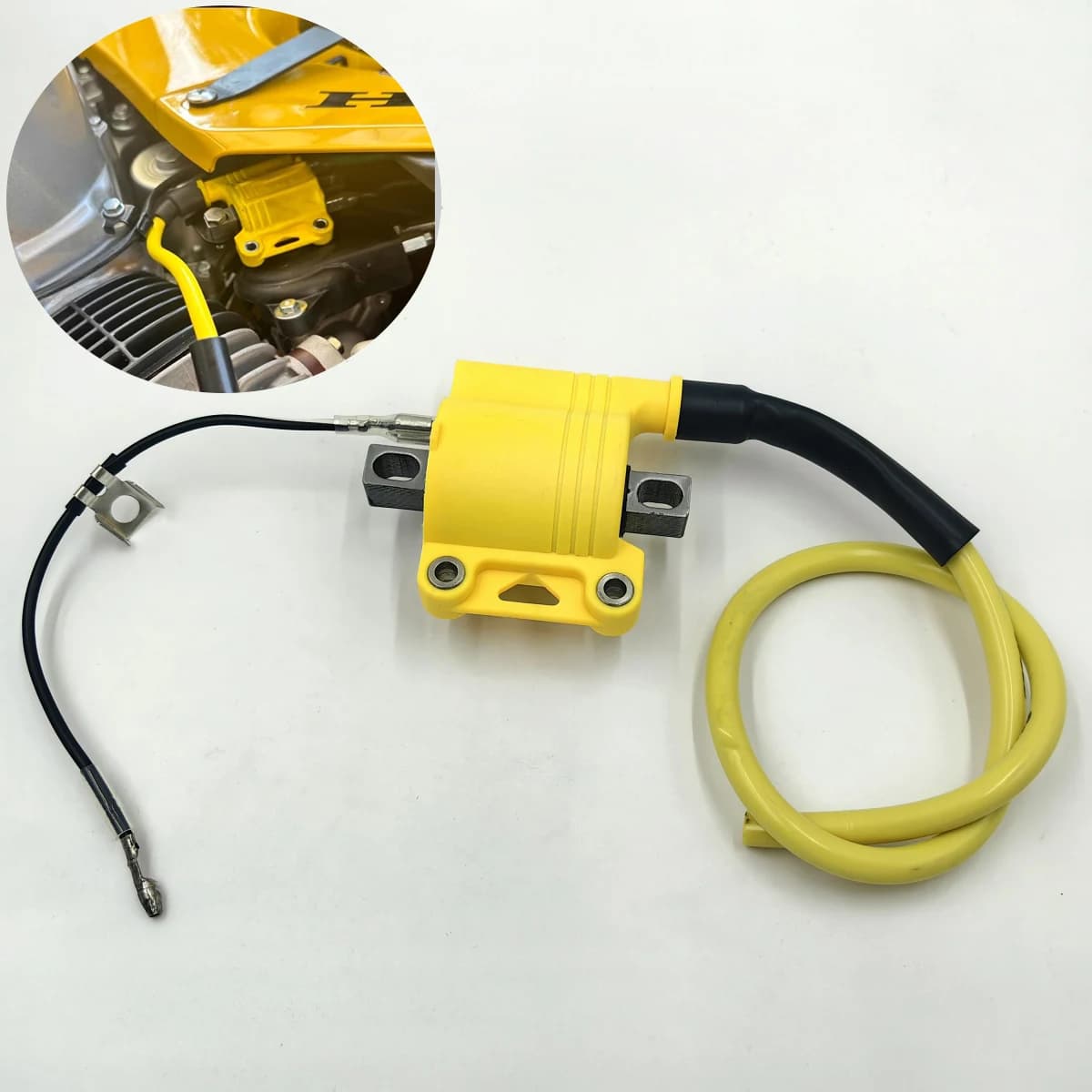 Universal 2T/4T Motorcycle Ignition Coil Racing Coil for ATV Scooter Moped Go Kart Dirt Bike Yamaha Ktm NC250 Ignition