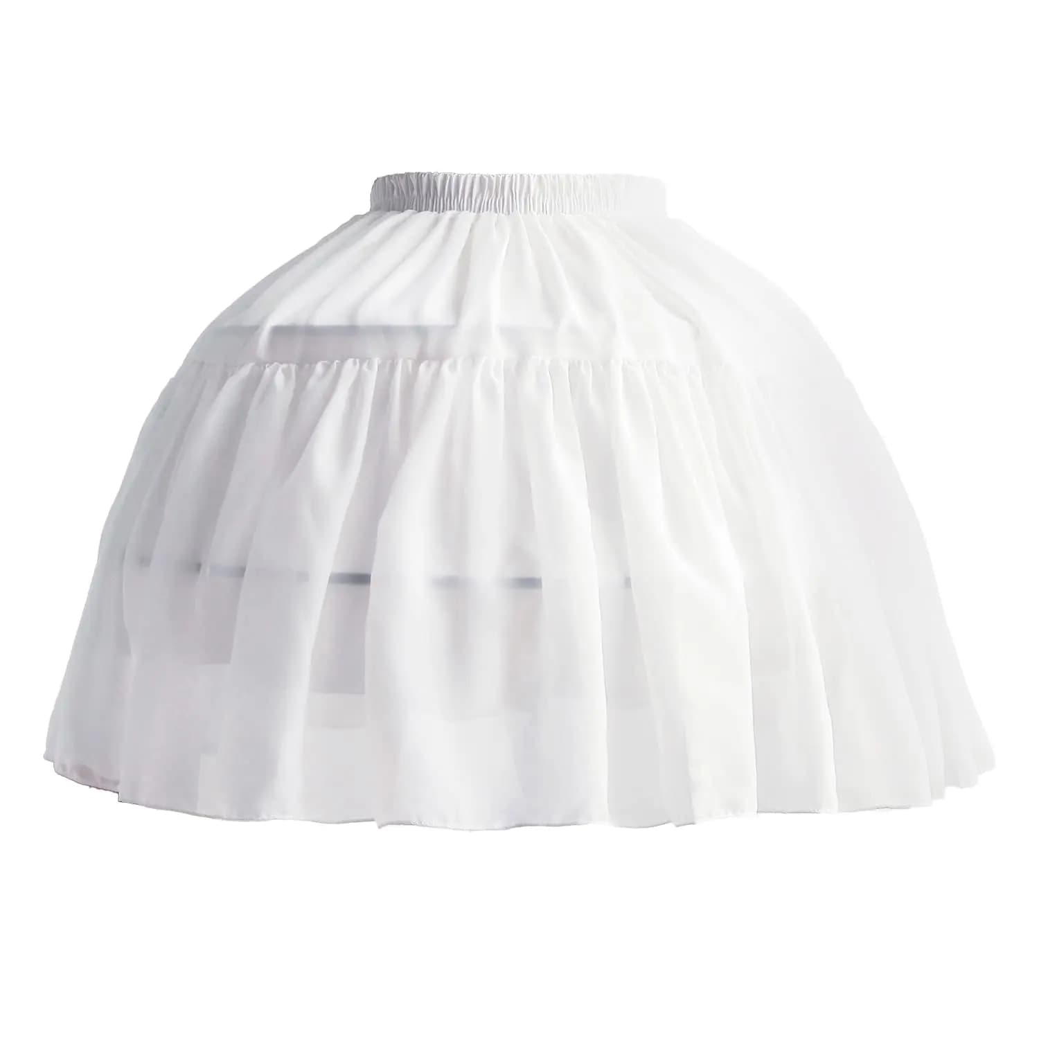 Crinoline Underskirt Women Petticoat Hoop Skirt Lace Slips Short Underskirt For Cosplay Dress