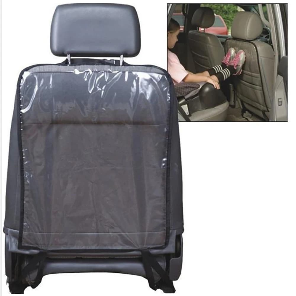 Car Seat Back Cover Protector For Kids Baby Kick Mat From Mud Dirt Clean Seat Covers Automobile Kicking Mat Accessories Black