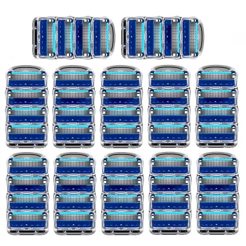 Manual Razors,Classic Razor With Replacement Blades, Skin Guard Included Razor Holder, Stainless Retro Wet Shaving Safety Razor