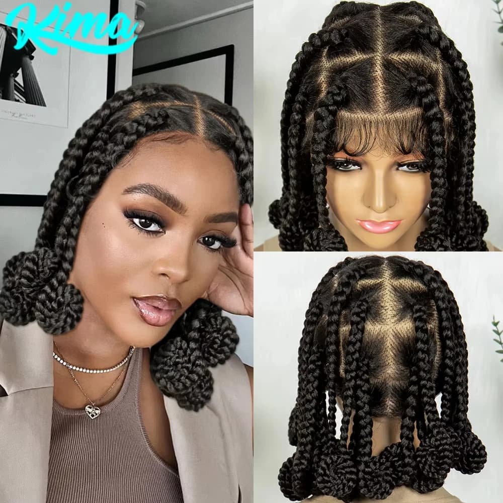 Kima Koroba Braided Wigs Full Lace knotless Jumbo Box Braided Wigs for Africa Women