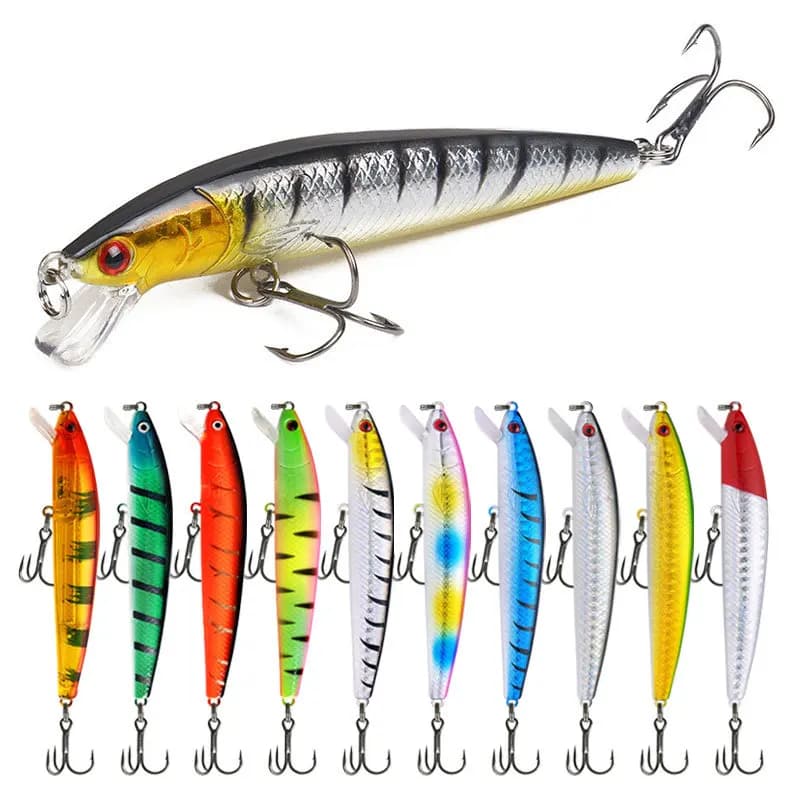 Lure Hard Bait 10cm/9g Minnow Bait With Ringing Beads Floating Plastic Bait Lure Bait