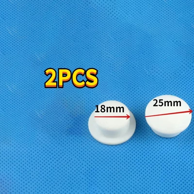 2Pcs Small Round Gaskets Bearing Bushings White Color Spare Parts For Front Panel MQL Soft Ice Cream Machines Accessories